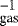 $^{-1}_{\textrm{gas}}$