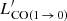 $ L^\prime_{\rm CO(1\,{\rightarrow}\,0)} $