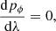 Mathematical equation: $$ \frac{\mathrm{d}{{p}_{\phi }}}{\mathrm{d}\lambda }=0 , $$