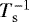 $T_{\mathrm{s}}^{-1}$