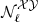 $ \mathcal{N}^\mathcal{XY}_{\ell} $