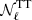 $ {\cal N}_{\ell}^{\mathrm{TT}} $