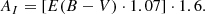 $$ \begin{aligned} \ A_I = [E(B-V) \cdot 1.07] \cdot 1.6. \end{aligned} $$