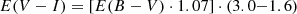$$ \begin{aligned} \ E(V-I) = [E(B-V)\cdot 1.07] \cdot (3.0{-}1.6) \end{aligned} $$