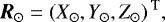 \begin{equation*}\vec{R}_{\odot} = \left(X_{\odot}, Y_{\odot}, Z_{\odot} \right){}^{\textrm{T}},\end{equation*}