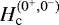 Mathematical equation: $H_{\textrm{c}}^{(0^+,0^-)}$