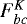 Mathematical equation: $F_{bc}^{K}$