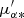 $ \mu^\prime_{\alpha *} $