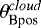 Mathematical equation: $\theta^{cloud}_{\textrm{Bpos}}$