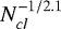 Mathematical equation: $N_{cl}^{-1/2.1}$