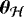 Mathematical equation: $\bm \theta_{\mathcal{H}}$