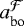Mathematical equation: $a_{\textrm{bo}}^{\mathcal{F}}$