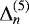 Mathematical equation: $\Delta_n^{(5)} $