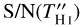 Mathematical equation: ${S/N}(T_{\ion{H}{I}}^{\prime\prime})$