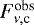 Mathematical equation: $F_{\nu,\textrm{c}}^{\textrm{obs}}$