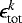 Mathematical equation: $\epsilon_{\text{tot}}^k$