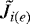 Mathematical equation: $\tilde{J}_{i(e)}$