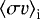 Mathematical equation: $\left<\sigma v\right>_{\textrm{i}}$