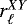 Mathematical equation: $r^{XY}_{\ell}$