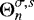 Mathematical equation: $\Theta_n^{\sigma,s}$