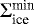 Mathematical equation: $\Sigma_{\textrm{ice}}^{\textrm{min}}$