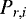 Mathematical equation: $P_{r,i}$