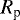 Mathematical equation: $R_{\textrm{p}}$