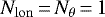 Mathematical equation: $N_{\mathrm{lon}}\,{=}\,N_{\theta}\,{=}\,1$