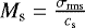 Mathematical equation: $M_{\mathrm s} = \frac{\sigma_{\mathrm{rms}}}{c_{\mathrm s}}$