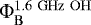 Mathematical equation: $\Phi_{\rm{B}}^{\rm{1.6~GHz~OH}}$