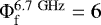 Mathematical equation: $\Phi_{\rm{f}}^{\rm{6.7~GHz}}=6$