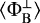Mathematical equation: $\langle\Phi_{\rm{B}}^{\perp}\rangle$