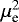 Mathematical equation: $\mu_{\textrm{e}}^{2}$