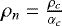 Mathematical equation: $\rho_n=\frac{\rho_c}{\alpha_c}$