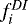 Mathematical equation: $f_i^{DI}$