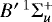 Mathematical equation: $B^{\prime}\,^{1}\Sigma_{u}^{+}$