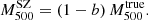 $$ \begin{aligned} M_{500}^\mathrm{SZ} = (1-b)\,M_{500}^\mathrm{true}. \end{aligned} $$
