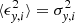 $ \langle\epsilon_{{\it y},i}^2\rangle = \sigma_{{\it y},i}^2 $