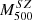 $ M_{500}^{SZ} $