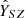$ \hat{Y}_{SZ} $