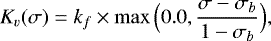 \begin{equation*} K_v(\sigma) = k_f\times\max\Big(0.0,\frac{\sigma - \sigma_b}{1-\sigma_b}\Big),\end{equation*}