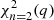 $ \chi^{2}_{n=2}(q) $