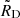 $ \tilde{R}_{\mathrm{D}} $