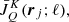 $ \bar J^K_Q(\boldsymbol r_j;\ell), $