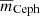 $ \overline{m}_{\mathrm{Ceph}} $
