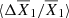 $ \langle \Delta \overline{X}_1/\overline{X}_1 \rangle $