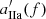 $ a_{\rm IIa}^\prime(f) $