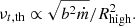 $$ \begin{aligned} \nu _{t,\mathrm {th}}\propto \sqrt{b^2\dot{m}}/R_{\rm high}^2. \end{aligned} $$