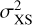 $\sigma_{{\rm{XS}}}^2$
