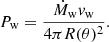 $$ \begin{aligned} P_{\rm w} = \frac{\dot{M}_{\rm w} {v}_{\rm w}}{4\pi R(\theta )^2}. \end{aligned} $$